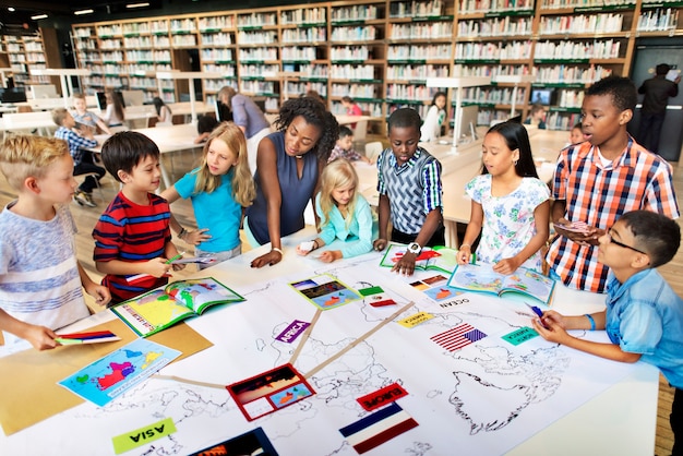 Photo diverse education shoot