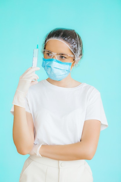 Diverse and empowered doctor ready for work