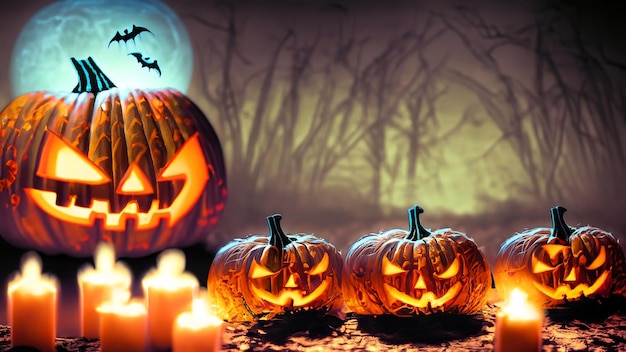 Diverse en angstaanjagende Halloween pompoen carving ideeën krijgen inspiratie voor uw spookachtige feesten