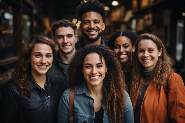 Premium AI Image | Diverse ethnicities AI generation