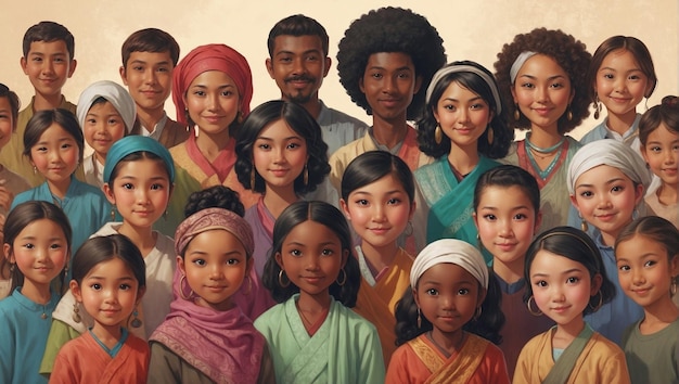 Diverse ethnicities