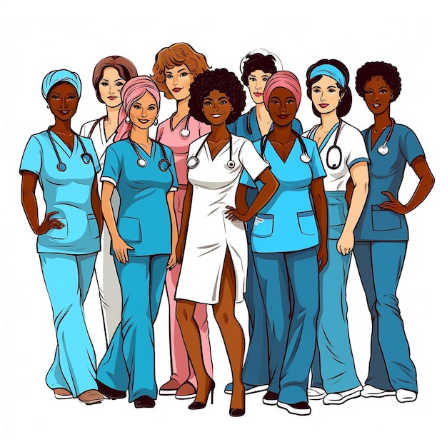 Photo diverse healthcare professionals bridging gaps in representation and care