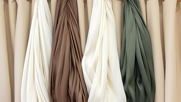 Foto diverse kledingstukken zijn bekleed met uhd behang