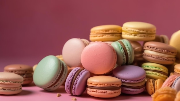 Diverse macarons