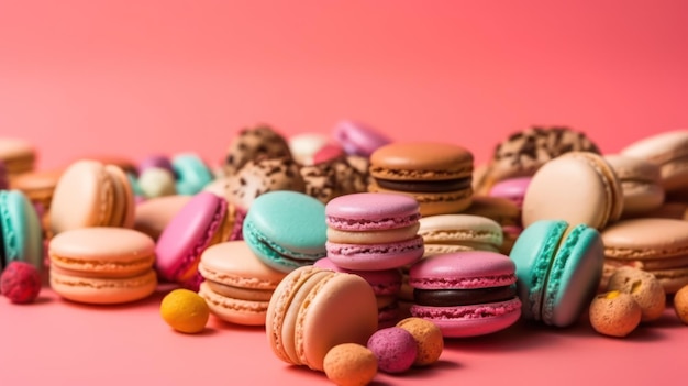 Diverse macarons