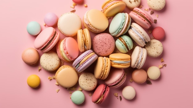 Diverse macarons