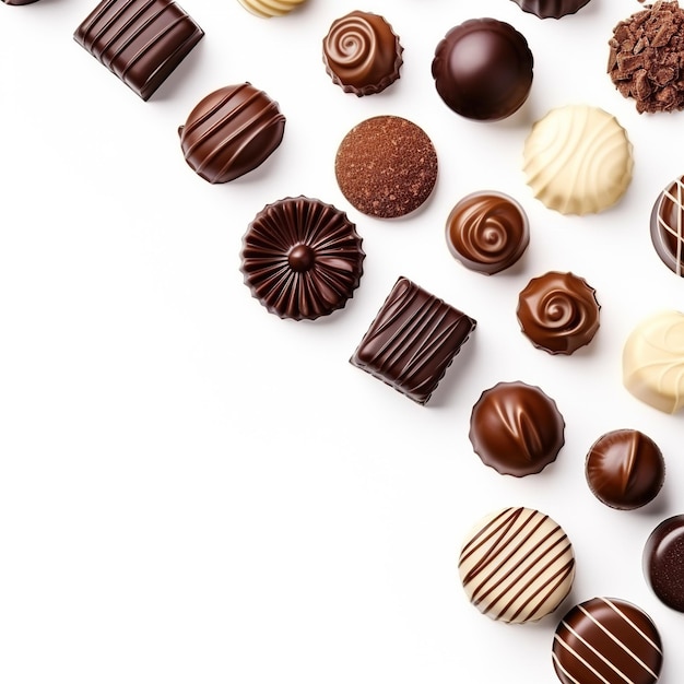 Diverse soorten chocoladestukjes