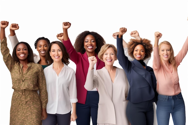 Foto donne diverse in solidarietà