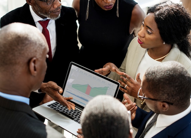 Diversiteit Mensen Praten Internationaal Conferentie Partnerschap