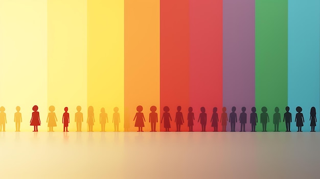 Photo diversity equity and inclusion kids illustration concept background