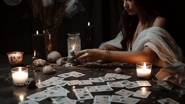 Photo divination and fortune telling created with generative ai technology