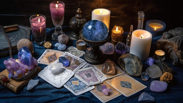 Divination and fortune telling created with Generative AI technology