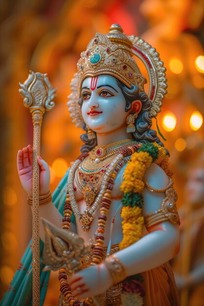 divine celebration honoring Ram Navami a sacred Hindu festival commemorating the birth of Lord Rama