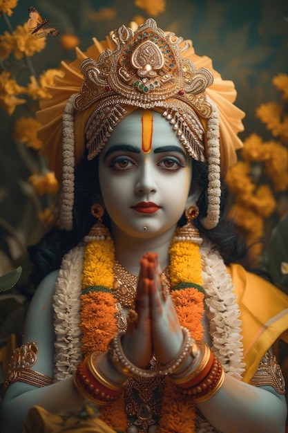 divine celebration honoring Ram Navami a sacred Hindu festival commemorating the birth of Lord Rama