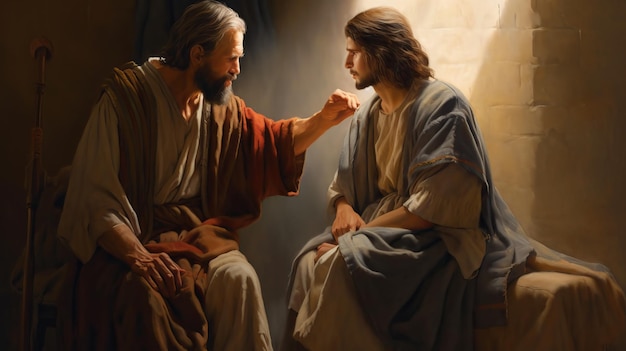 Divine Compassion Jesus Healing the Blind Man