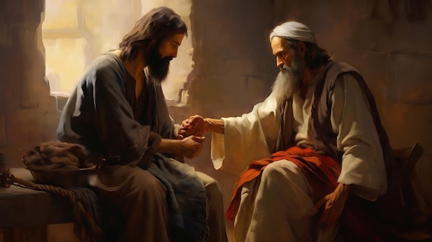 Divine Compassion Jesus Healing the Blind Man