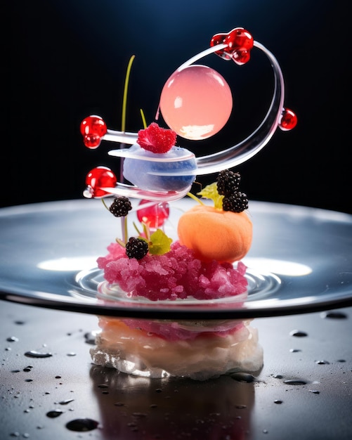 Photo divine delights angelic molecular gastronomy dessert experience