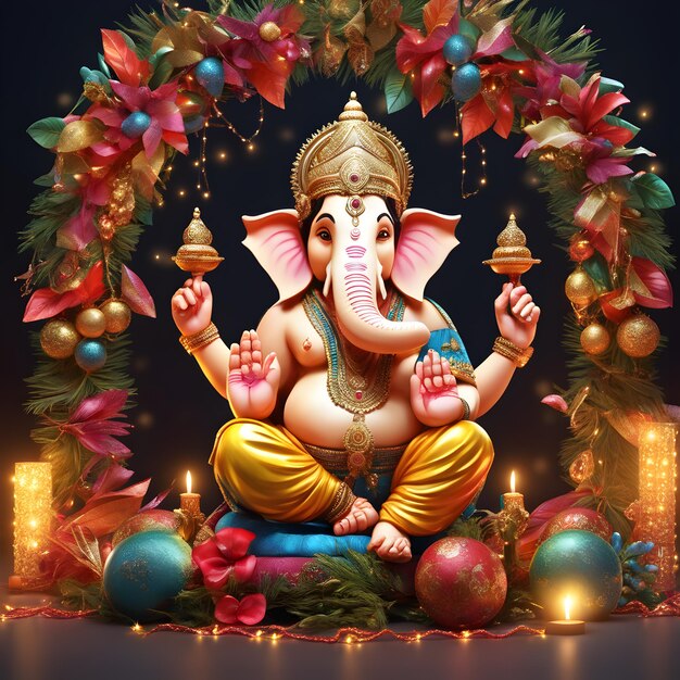 Divine Diwali Lord Ganesha's Ganpati Pooja