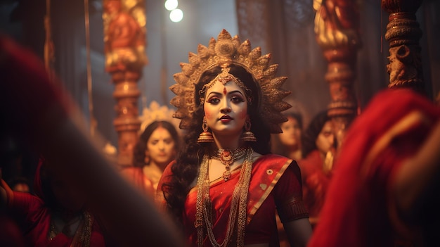 Divine Festivity of Captivating Durga Puja Celebrations