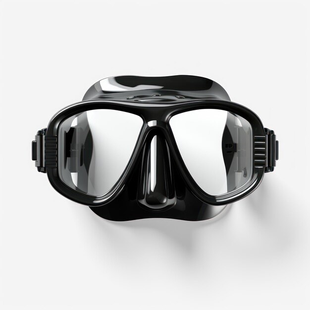 Diving mask isolated cutout on white background