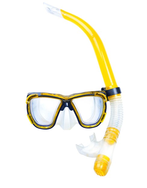 Photo diving mask isolatedsnorkel