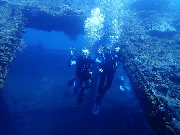 Photo diving tulamben in bali