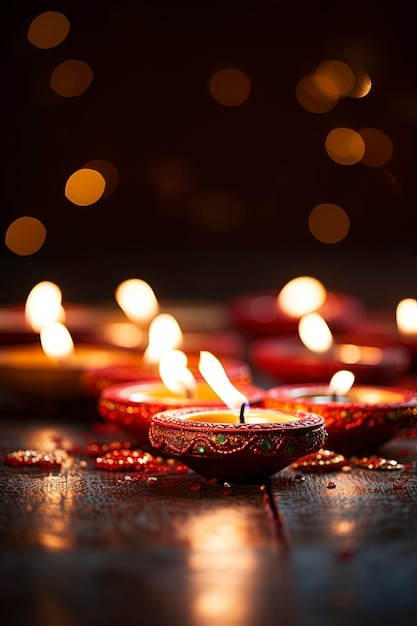 Diwali background and copyspace