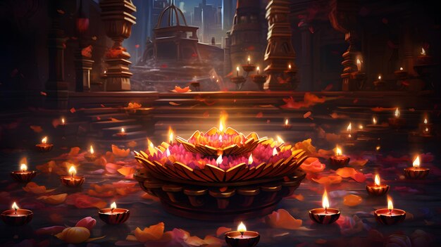 Photo diwali background
