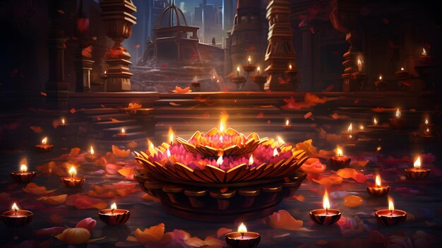 Foto sfondamento di diwali