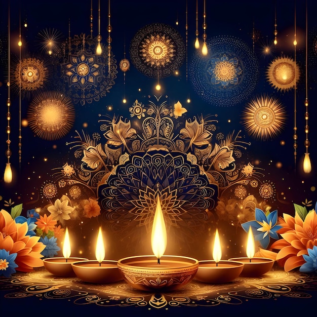 Photo diwali background