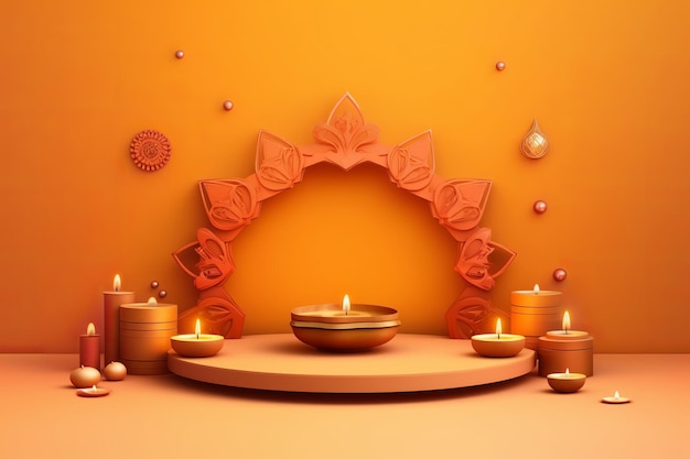 Foto lo sfondo di diwali