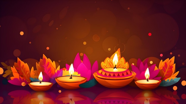 Diwali banner designs Generative ai