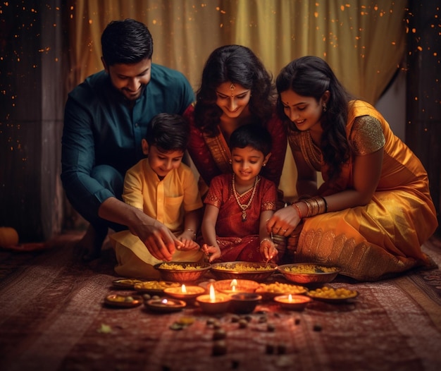 Diwali Celebrations with Family