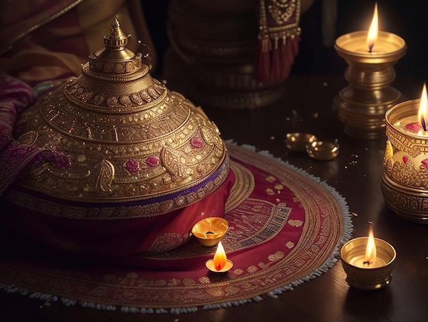 Foto celebrazione del giorno di diwali