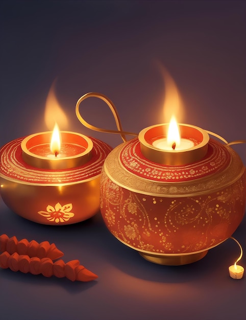 Diwali Day festival of light background image