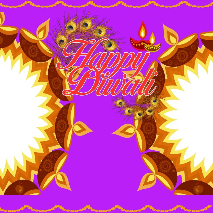 फोटो diwali day illustration template wallpaper
