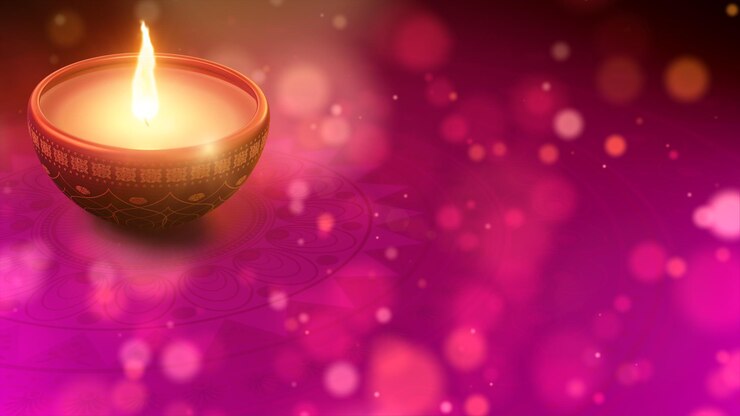 Foto diwali deepavali of dipawali de populaire hindoe feesten van lichten