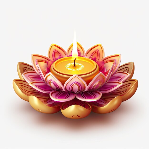 Photo diwali diya decorative background indian festival background