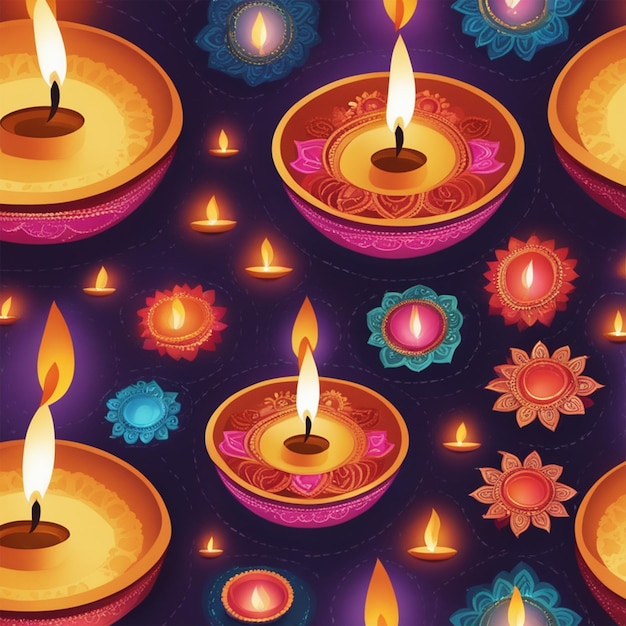 Diwali Diya for Diwali congratulations