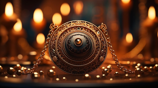 Diwali diya HD 8K behang Stock Fotografische afbeelding