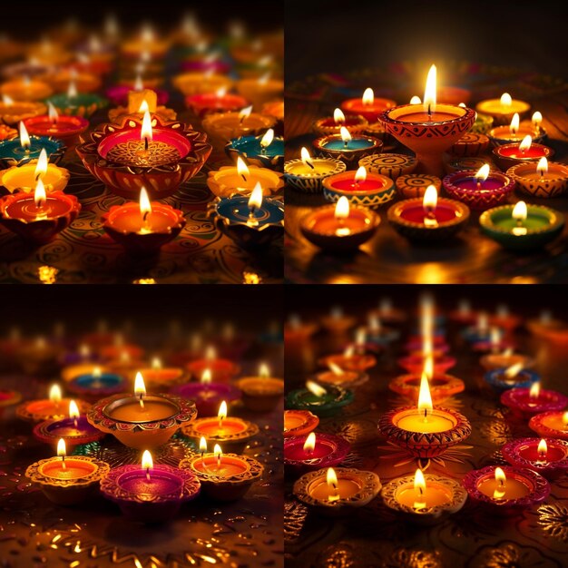 Photo diwali diya ultra hd wallpaper 16k