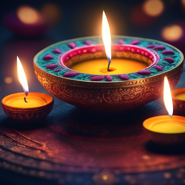 Diwali Festival Diya Lamp