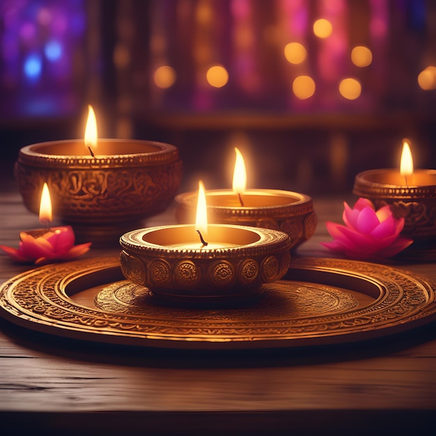 Diwali Festival Diya Lamp