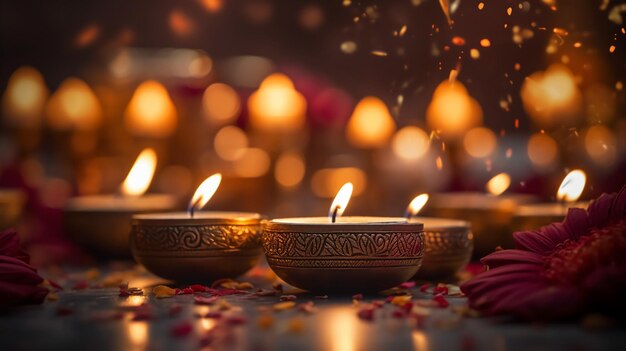 Diwali Festival of Lights background