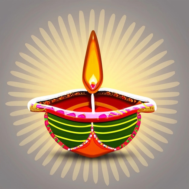 Diwali festival of lights hindus illustration vector clipart