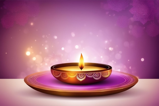 Diwali-festival met diya