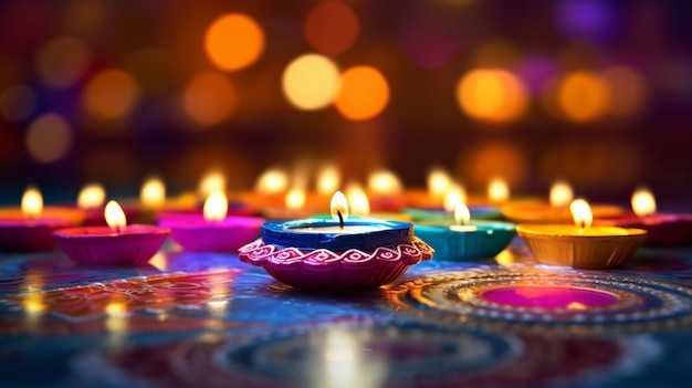 Diwali holiday indian traditional festival