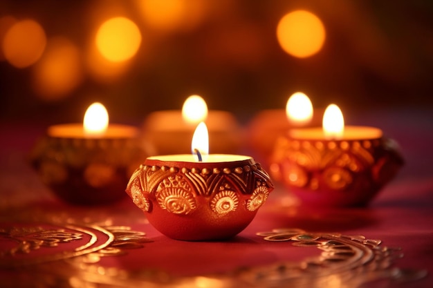 Diwali holiday indian traditional festival