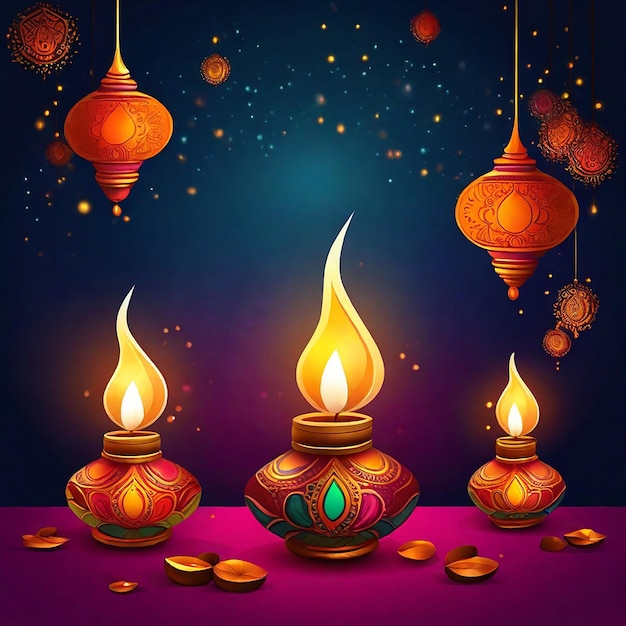 Photo diwali illustrations background