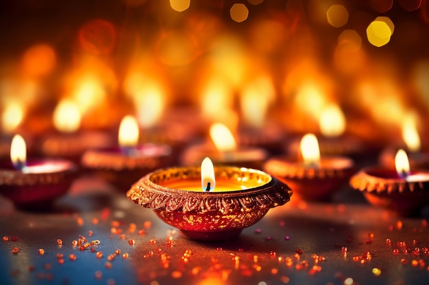 Diwali is the festival of lights in india.